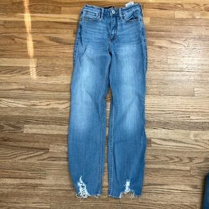 Slim straight jeans